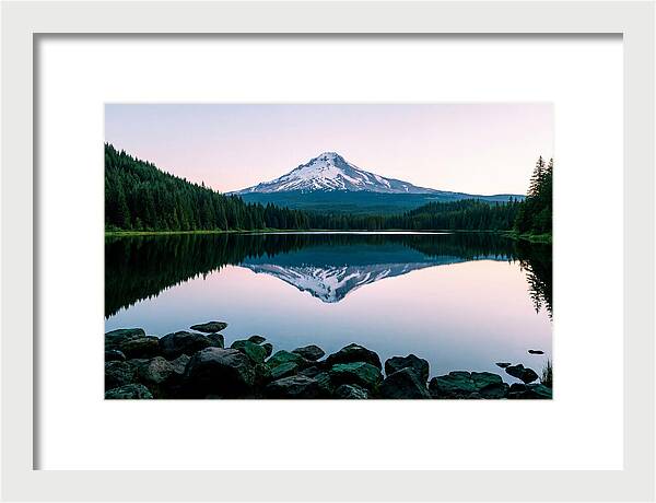 Dawns Embrace Over Mount Rainier
