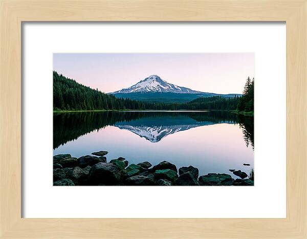 Dawns Embrace Over Mount Rainier