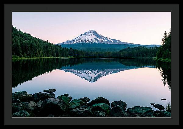 Dawns Embrace Over Mount Rainier