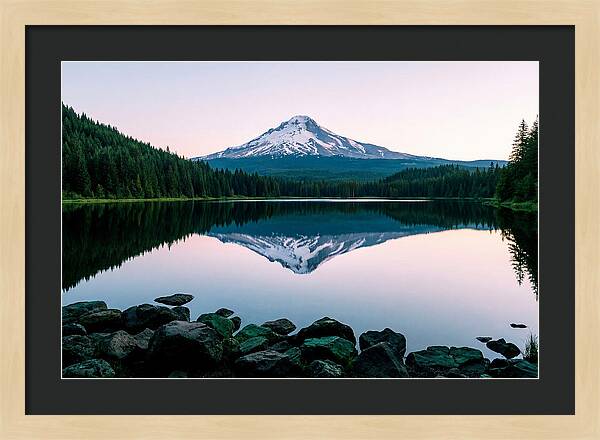 Dawns Embrace Over Mount Rainier