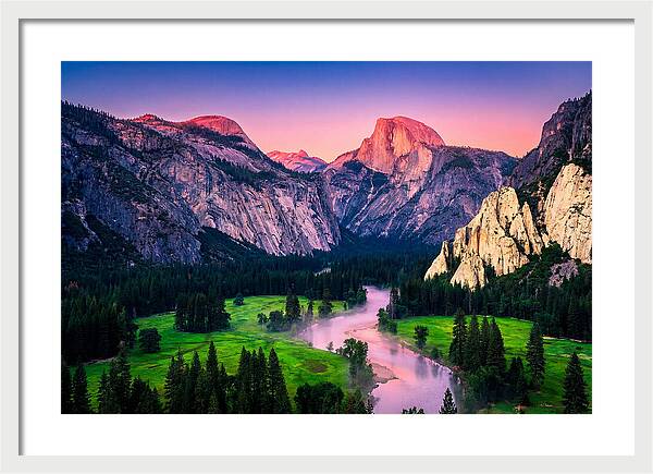 Dawns Embrace Over Yosemite Valley