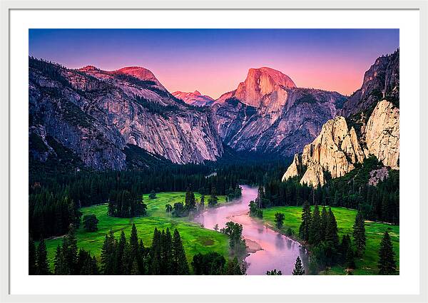 Dawns Embrace Over Yosemite Valley