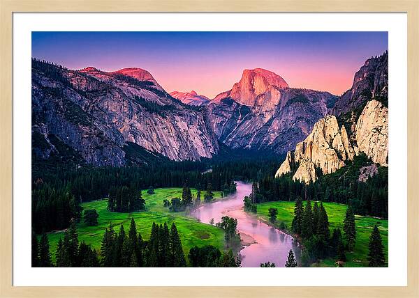 Dawns Embrace Over Yosemite Valley