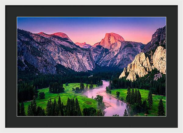 Dawns Embrace Over Yosemite Valley