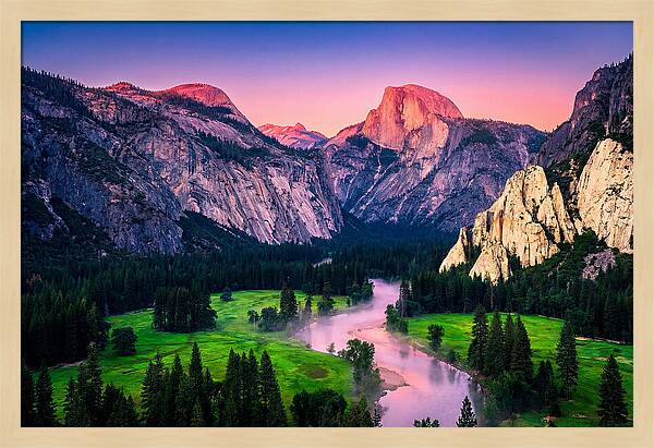 Dawns Embrace Over Yosemite Valley