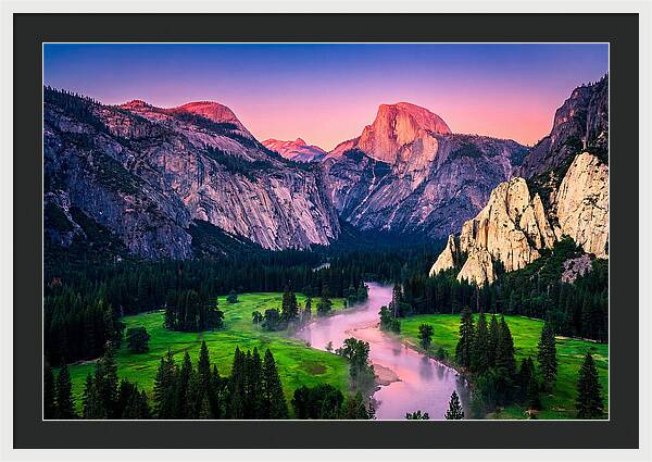 Dawns Embrace Over Yosemite Valley
