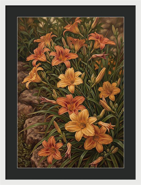 Daylily Collection In Orange And Yellow