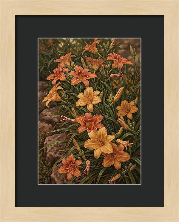 Daylily Collection In Orange And Yellow