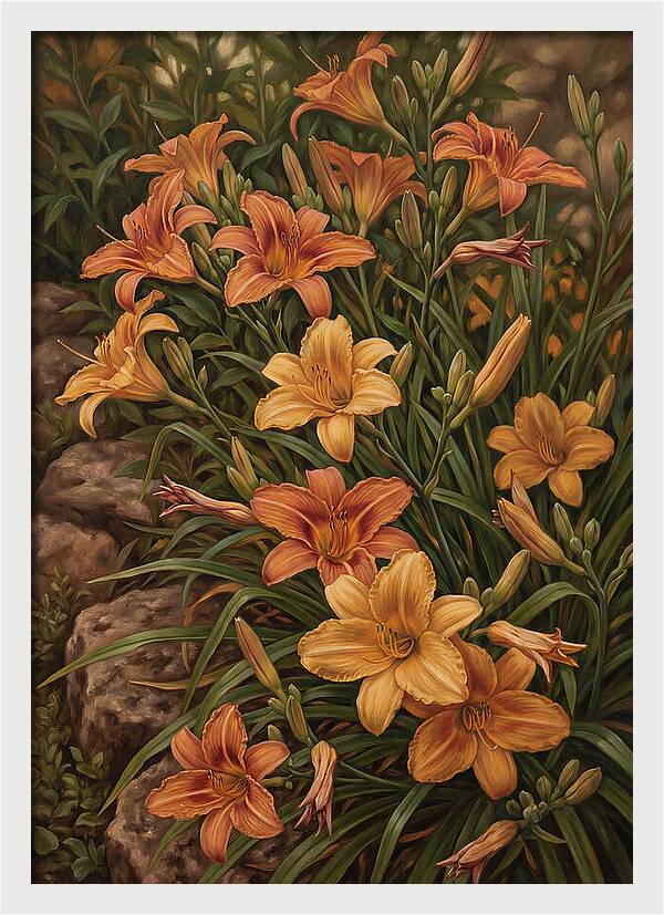 Daylily Collection In Orange And Yellow