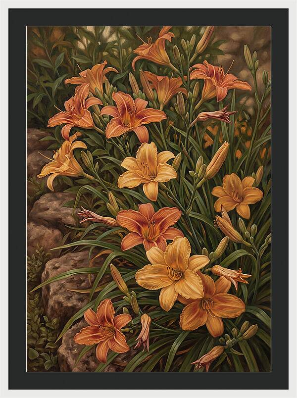 Daylily Collection In Orange And Yellow