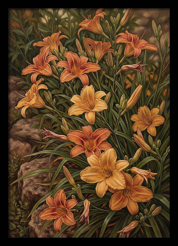 Daylily Collection In Orange And Yellow