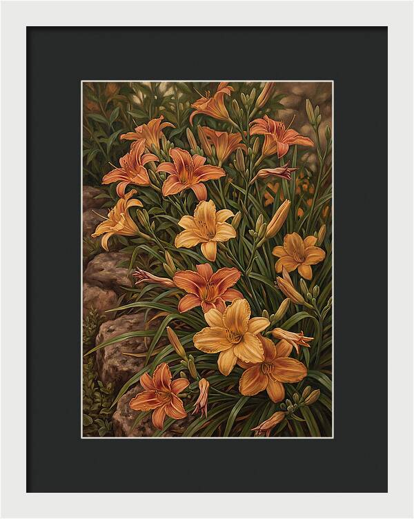 Daylily Collection In Orange And Yellow