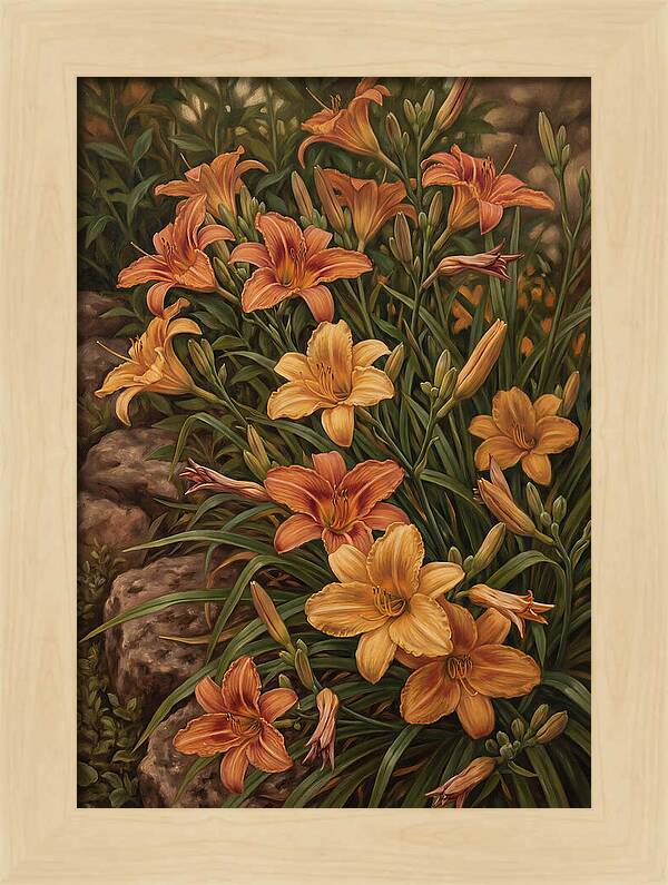 Daylily Collection In Orange And Yellow