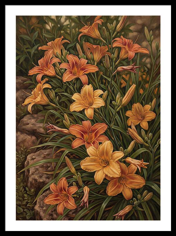Daylily Collection In Orange And Yellow