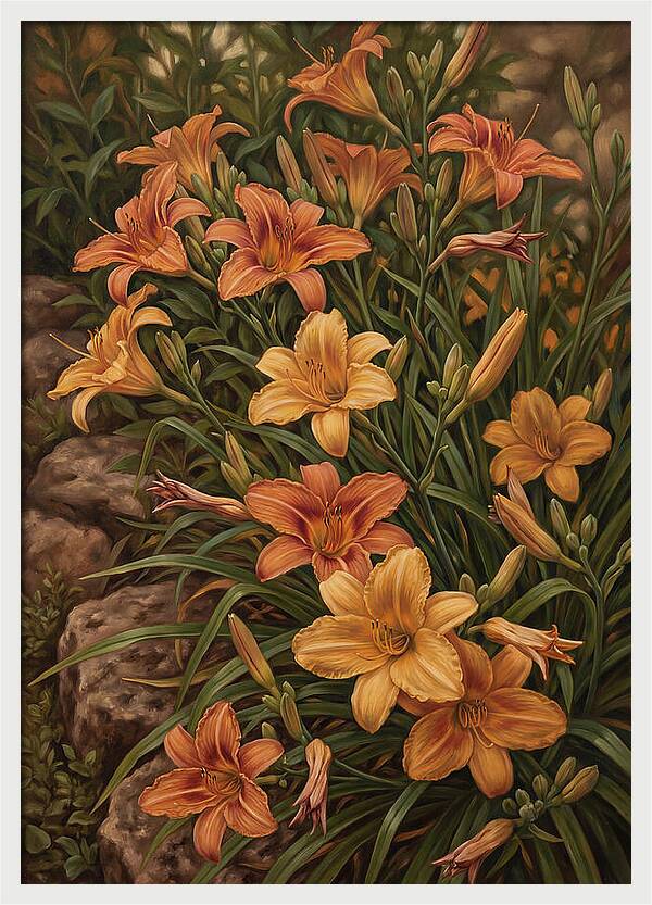 Daylily Collection In Orange And Yellow