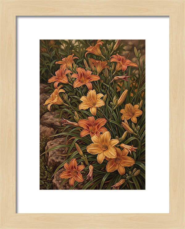 Daylily Collection In Orange And Yellow