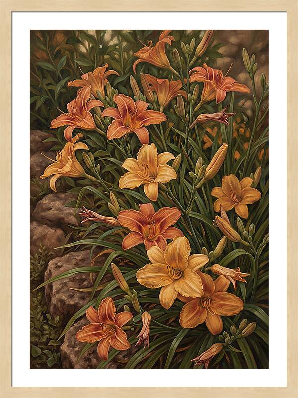 Daylily Collection In Orange And Yellow
