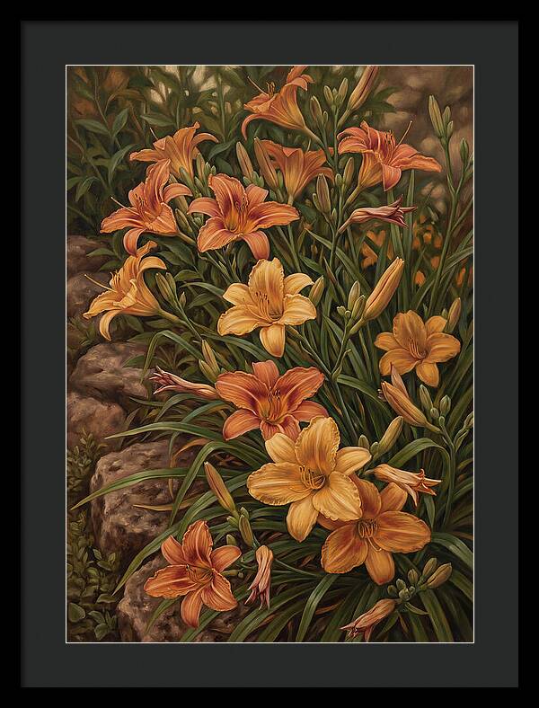 Daylily Collection In Orange And Yellow