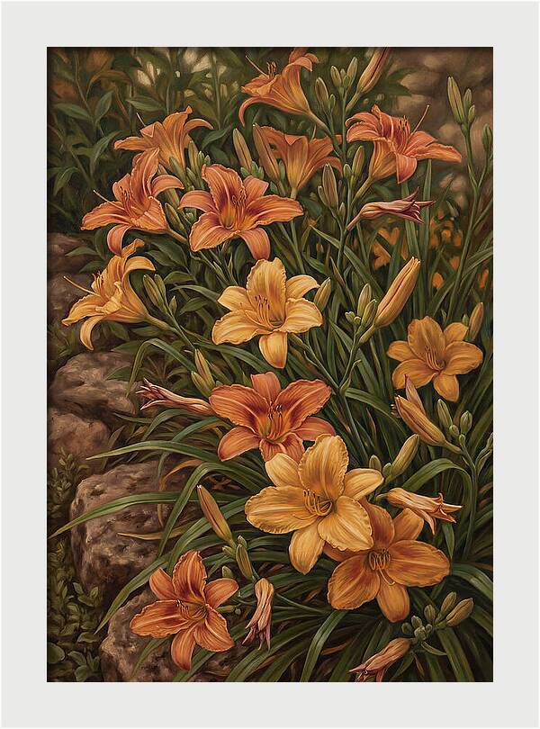 Daylily Collection In Orange And Yellow