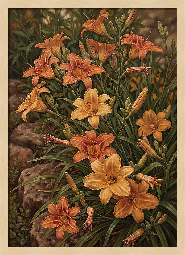Daylily Collection In Orange And Yellow