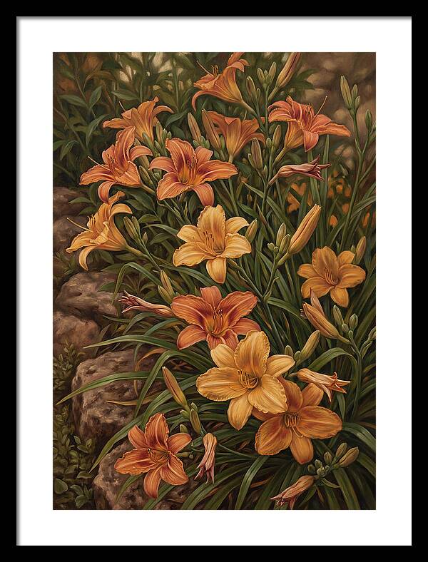 Daylily Collection In Orange And Yellow