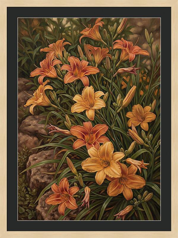 Daylily Collection In Orange And Yellow