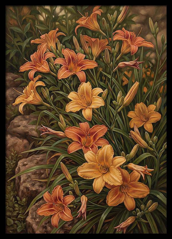 Daylily Collection In Orange And Yellow