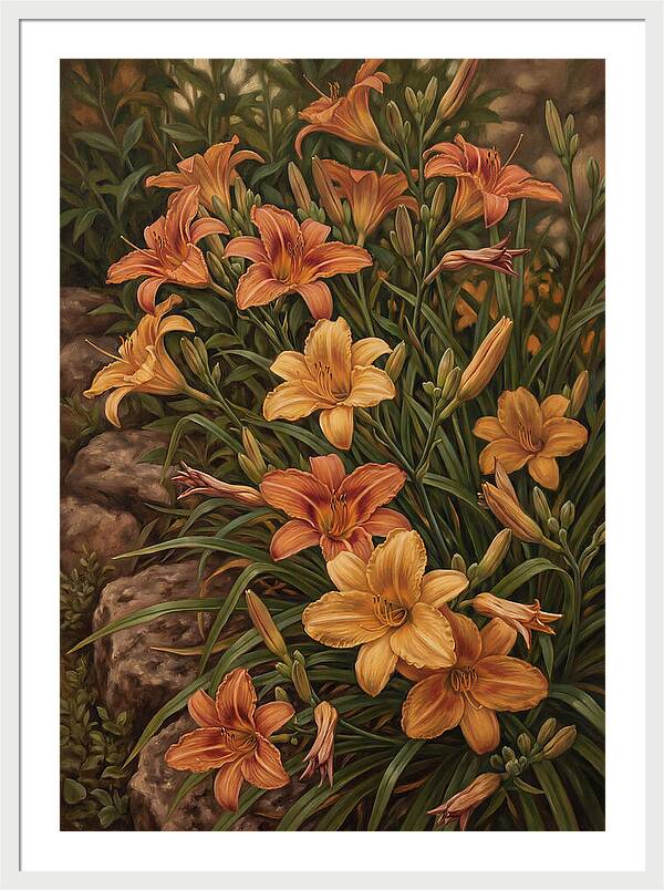 Daylily Collection In Orange And Yellow