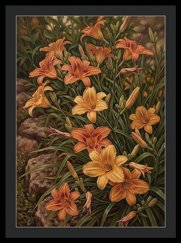 Daylily Collection In Orange And Yellow