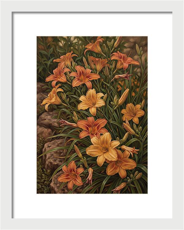 Daylily Collection In Orange And Yellow