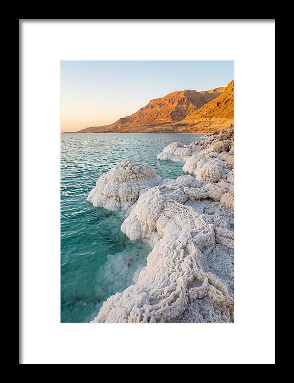 Dead Sea Salt Formations At Sunrise