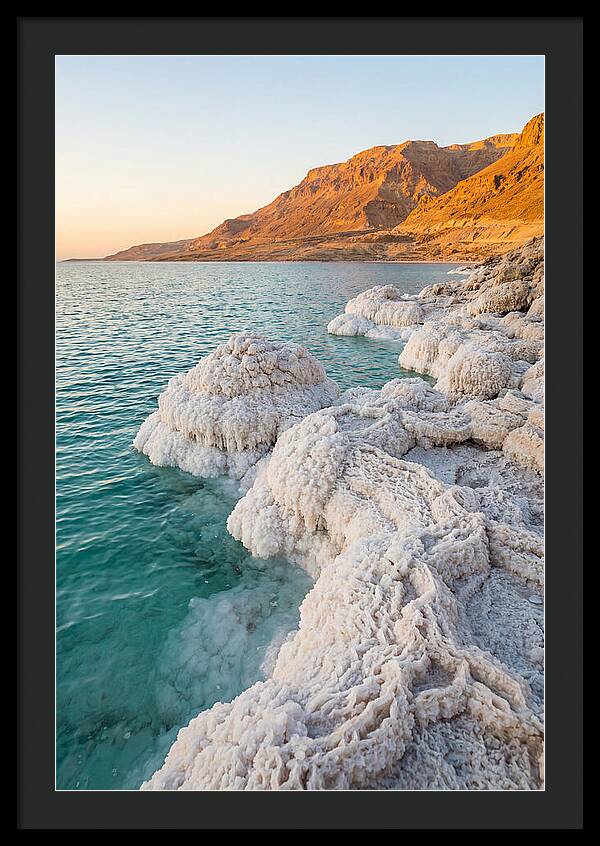 Dead Sea Salt Formations At Sunrise