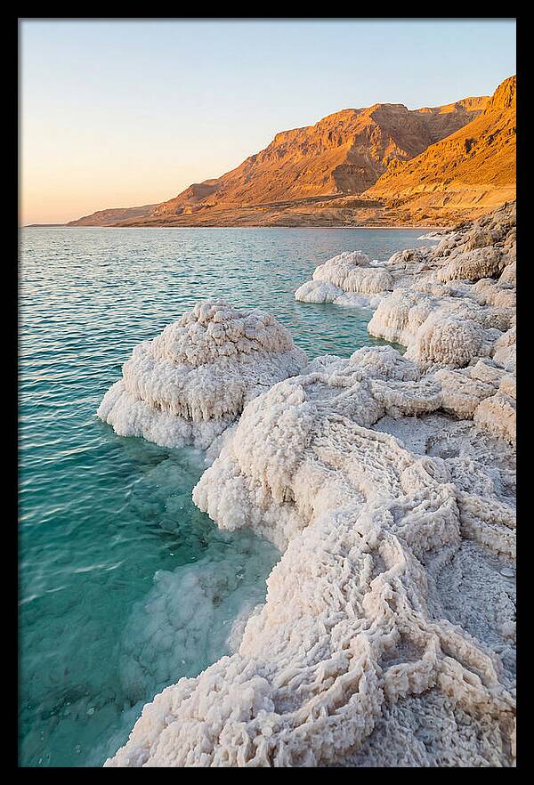 Dead Sea Salt Formations At Sunrise