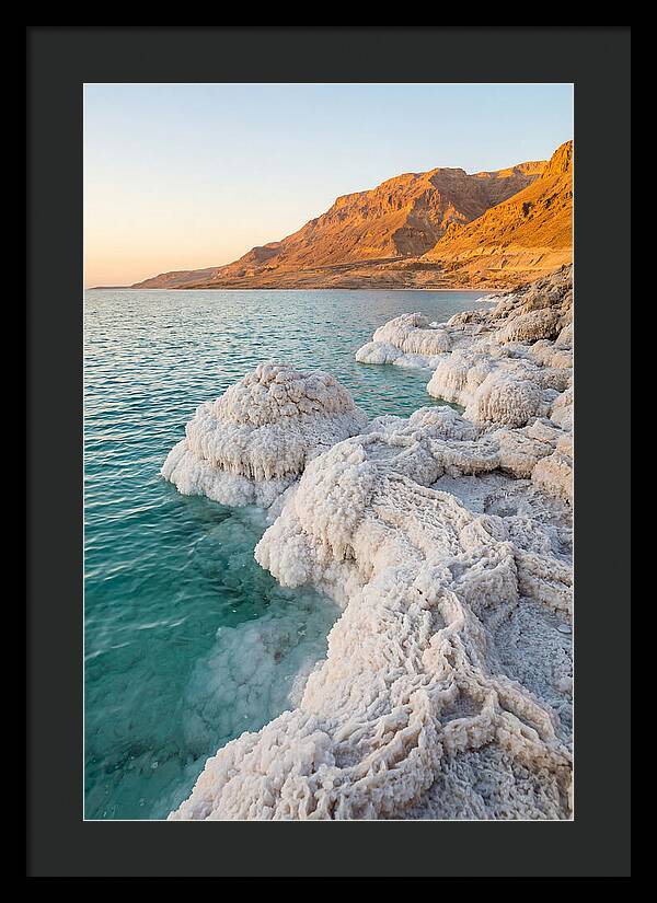 Dead Sea Salt Formations At Sunrise