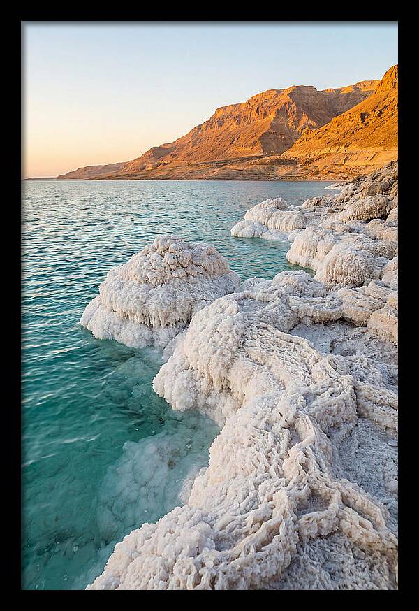 Dead Sea Salt Formations At Sunrise