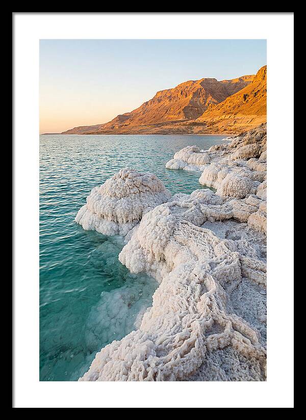 Dead Sea Salt Formations At Sunrise