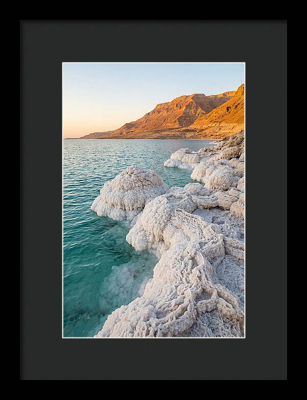 Dead Sea Salt Formations At Sunrise