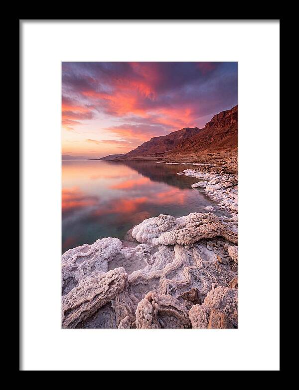 Dead Sea Serenity At Sunset