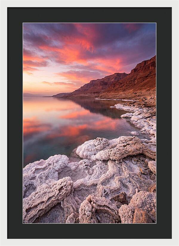 Dead Sea Serenity At Sunset
