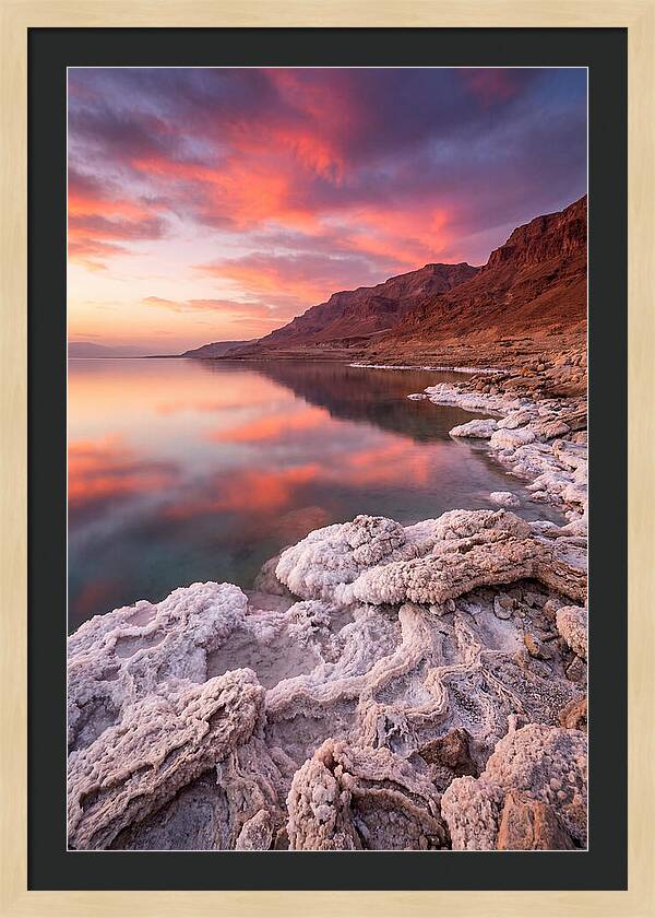 Dead Sea Serenity At Sunset