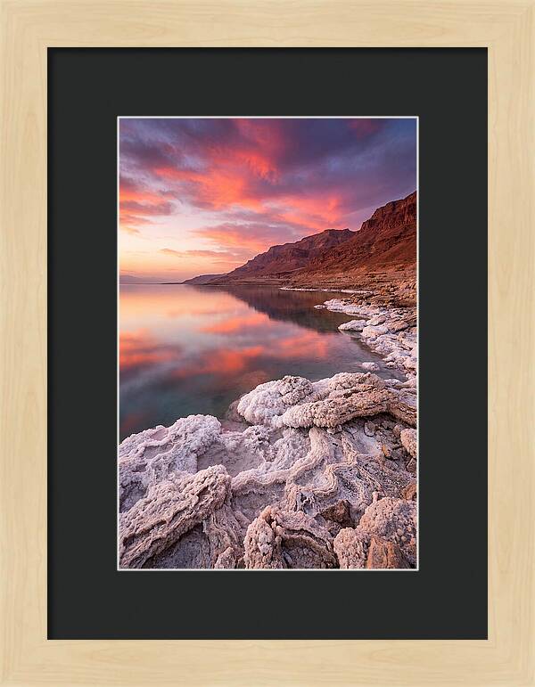 Dead Sea Serenity At Sunset