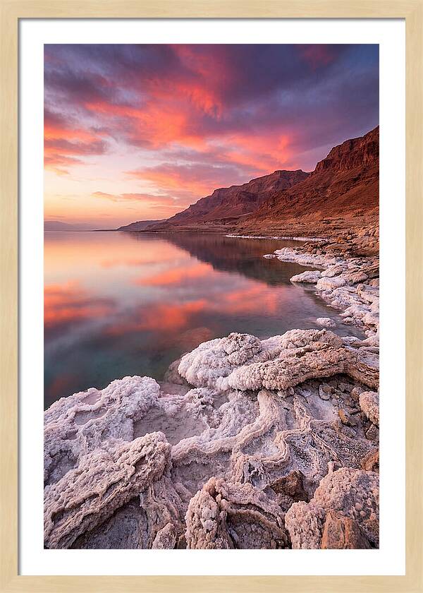 Dead Sea Serenity At Sunset