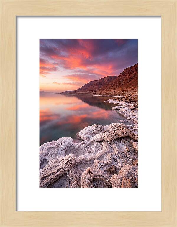 Dead Sea Serenity At Sunset