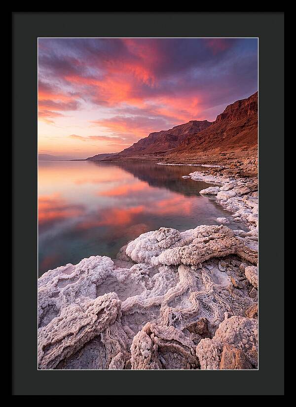 Dead Sea Serenity At Sunset