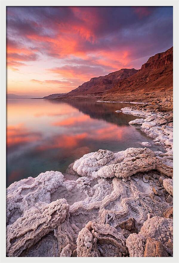 Dead Sea Serenity At Sunset