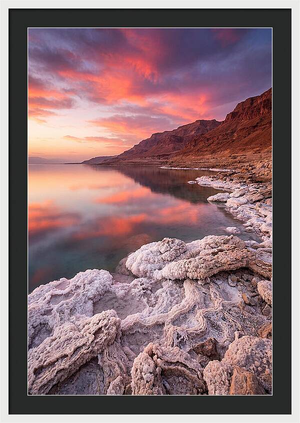 Dead Sea Serenity At Sunset