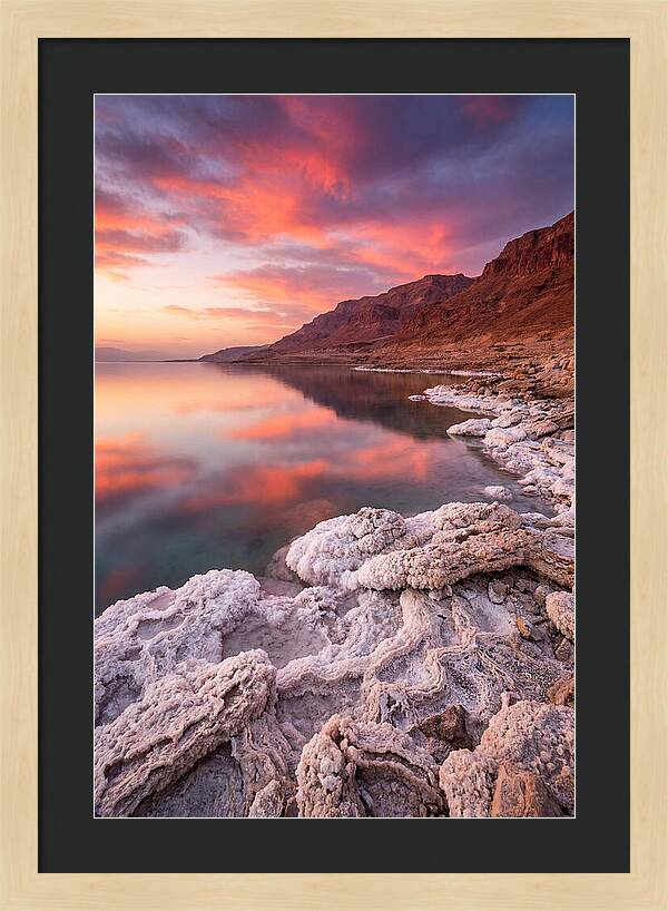 Dead Sea Serenity At Sunset