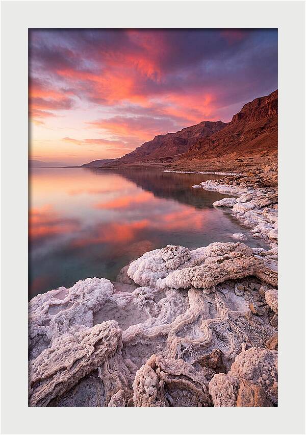 Dead Sea Serenity At Sunset