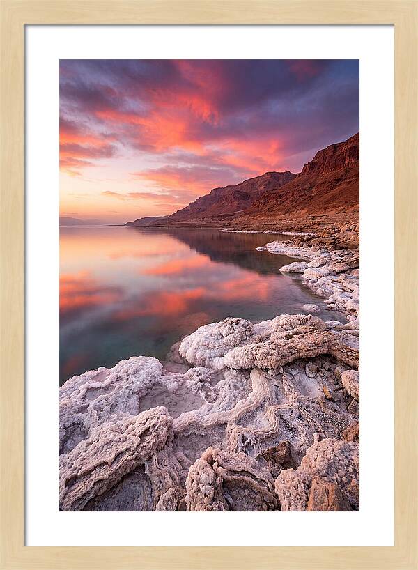 Dead Sea Serenity At Sunset
