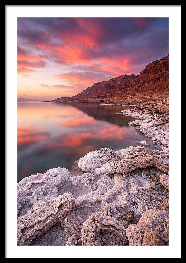 Dead Sea Serenity At Sunset